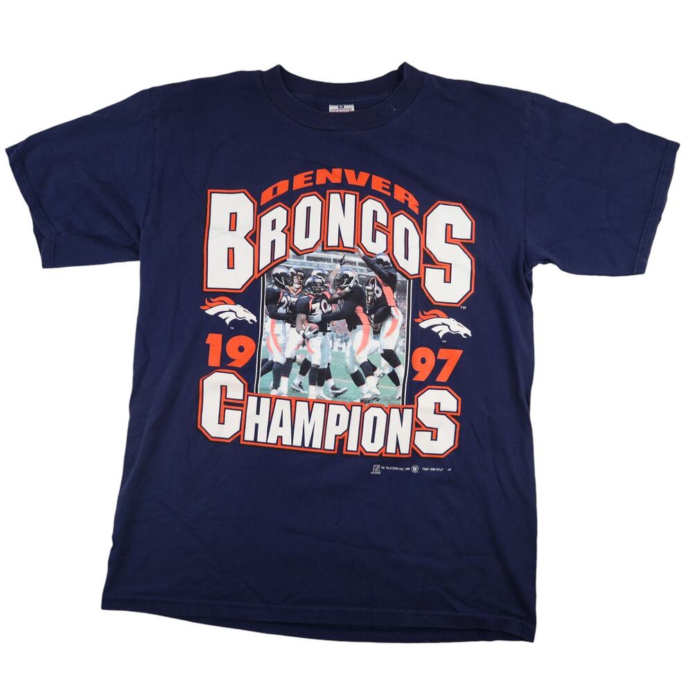 Vintage 1997 Denver Broncos Champions Graphic T Shirt